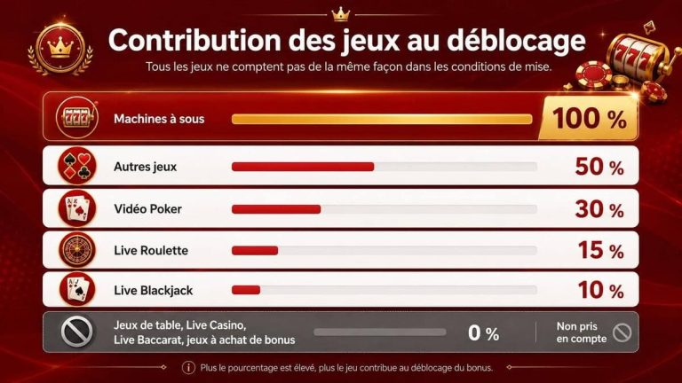 Lucky 31 Casino contribution jeux