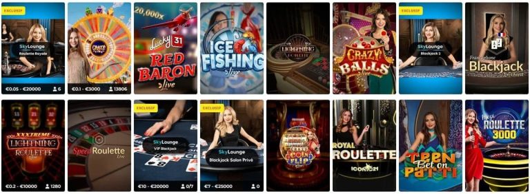 Lucky 31 Casino jeux live